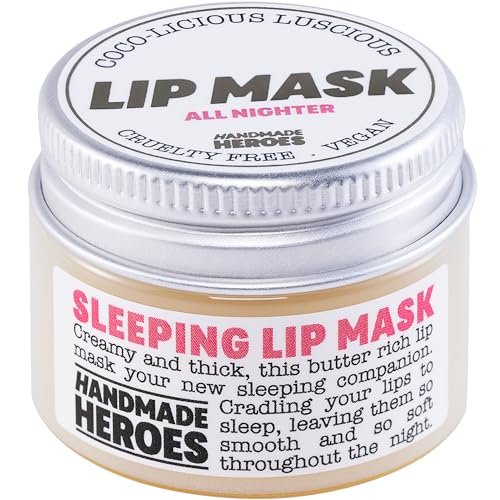 100% Natural Lip Butter Sleeping Lip Mask, Overnight Lip Moisturizer and Conditioner for Dry Lips. Intensive Lip Balm and Lip Therapy Skin Care with Mango butter (Original All Nighter)