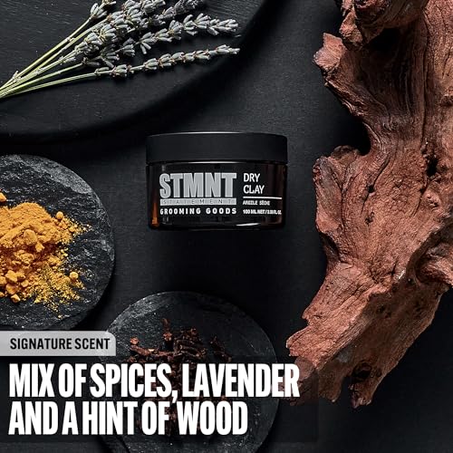 STMNT Grooming Goods Dry Clay | Extra Matte Finish | Super Strong Control | Easy to Wash Out