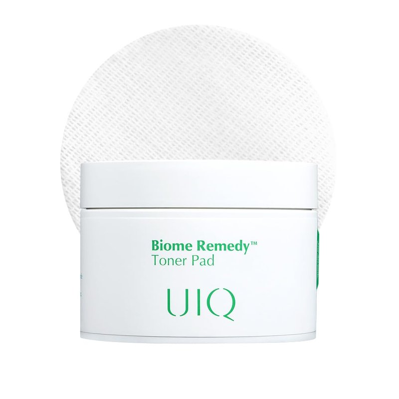 UIQ Biome Remedy Toner Pad, Gentle LHA Exfoliating & Soothing Facial Pads with Relief Biome & Panthenol, Low pH Hydrating Daily Skincare for Sensitive Skin, 70 Pads (6.08 fl.oz)