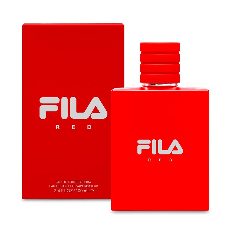 FILA Cologne for Men - Sport-Inspired Red Fragrance with Bergamot, Jasmine & Sandalwood | 3.4 oz