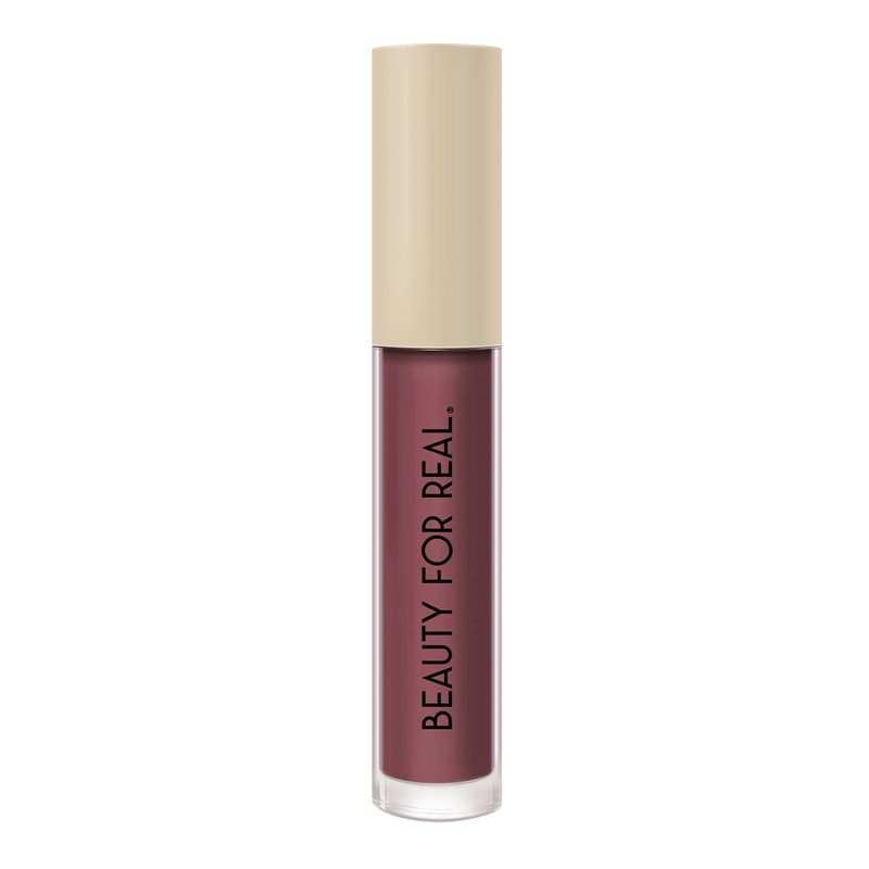 Beauty For Real Be Seen Weightless Liquid Lipstick, Exposure - Neutral Beige Nude - Matte, Full-Coverage, Longwear Color - Non-Drying Formula with Jojoba & Avocado Oils - Cruelty Free