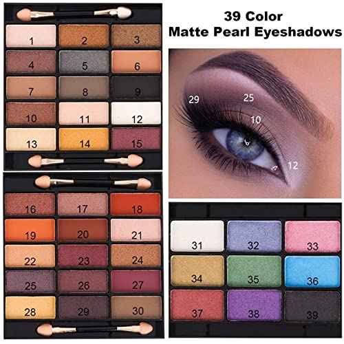 58 Color Professional Makeup pallet, Makeup Kit for Women Full Kit,All In One Makeup Set,Makeup Gift Set for Women&Girls&Teen (331N)