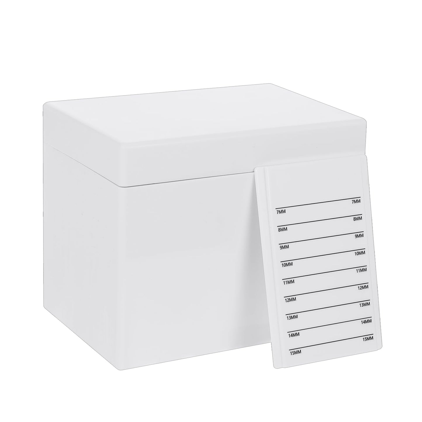 Acrylic Eyelash Storage Box, 10 Layers False Eyelashes Glue Pallet Holder Display Grafting Eye lashes Extension Close-Packed Display with 10 Pallets Makeup Organizer