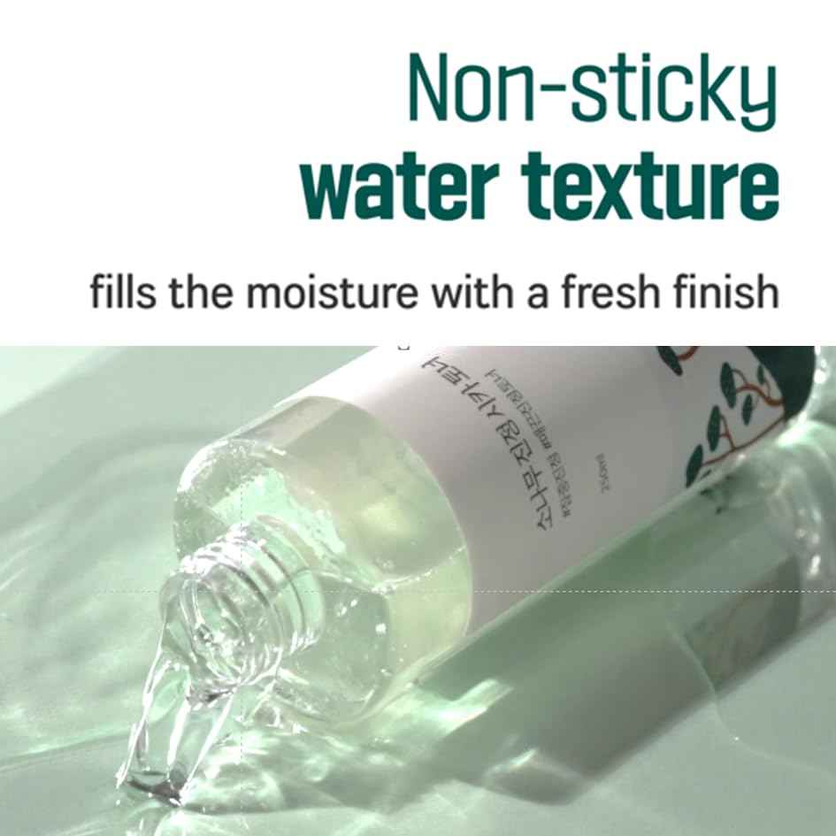 ROUND LAB Pine Calming CICA Toner 8.45 Fl Oz, Low-Acidic Hydrating Toner for Face with Pine CICA, BHA + LHA, and Hyaluronic Acid for Soothing, Exfoliating, and Restoring Skin Balance, Korean Skincare