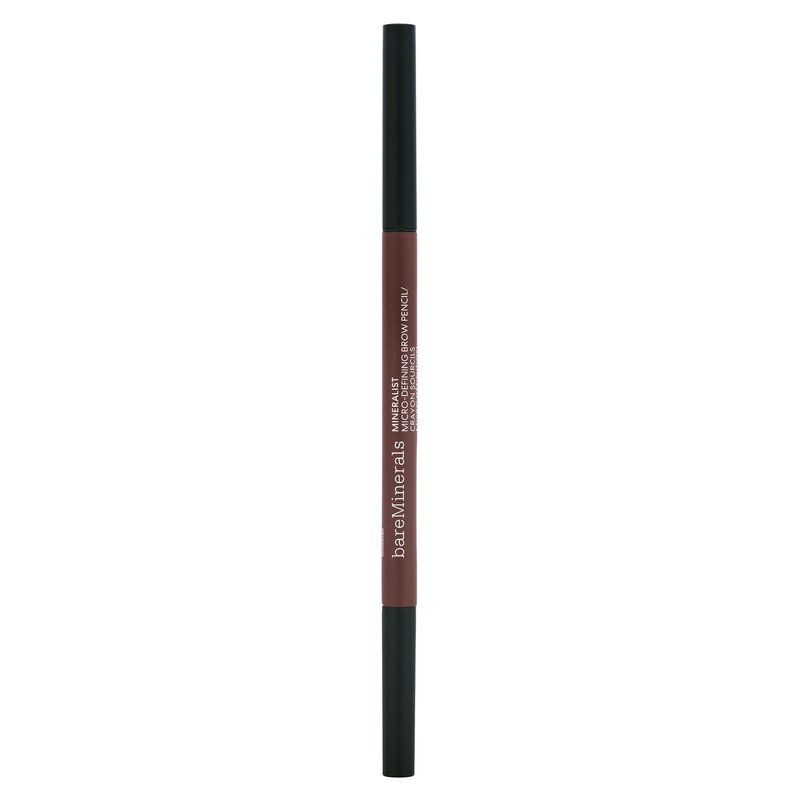 bareMinerals Mineralist Detailing Micro-Fill Brow Pencil, 12 hours Waterproof, Smudge-resistant for Fuller Brows, Pencil with Built-In Spoolie, Vegan