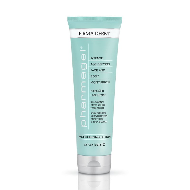 Pharmagel Firma Derm Anti‑Aging Lotion – Daily Vitamin A+C+E Moisturizer for Firmer, Younger-Looking Skin – Botanical Firming & Hydrating Body & Face Cream – 8.5 fl oz