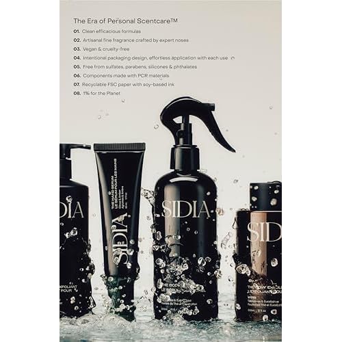 SIDIA - Soaked: The Hand Exfoliant | Cruelty-Free, Plant-Based, Clean Beauty (9.5 oz | 280 mL)