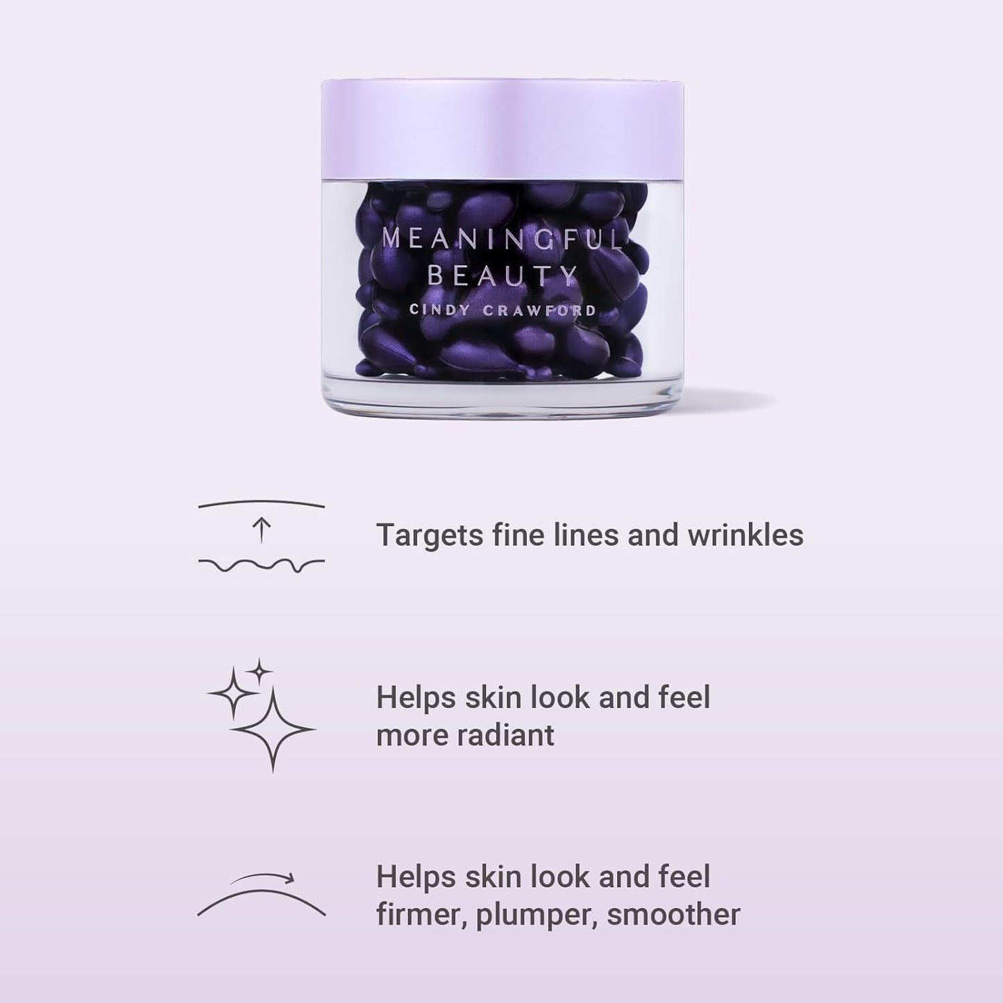 Meaningful Beauty Wrinkle Smoothing Capsules - Advanced Anti-Aging Formula, 20 Count