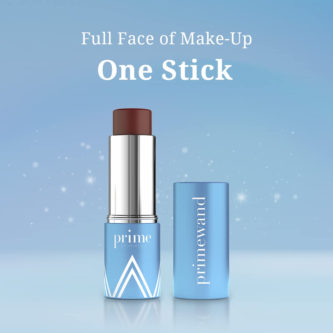 PrimeWand Pigment Makeup Stick - Natural Pro-Age Contour & Blush for Mature Women | Versatile Blush, Lipstick & Contour
