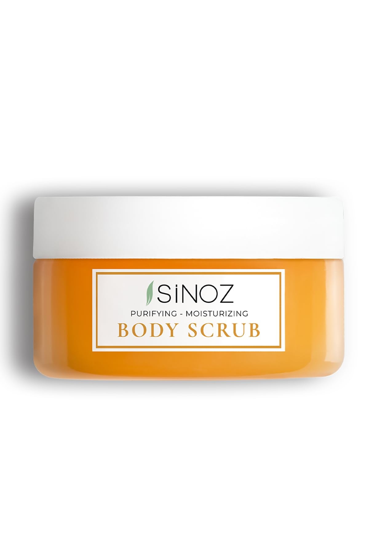 Sinoz Gold Aura Body Scrub | Gentle Exfoliating Treatment for Radiant, Smooth Skin | Removes Dead Cells & Impurities | Travel Size | 0.66 Ounce (Pack of 1)