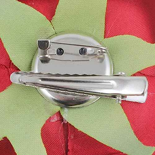 4 Pieces Women Rose Hairpin, Bridal Rose Brooch Hair Clip Wedding Floral Clips for Woman Girl Party Wedding (Black)