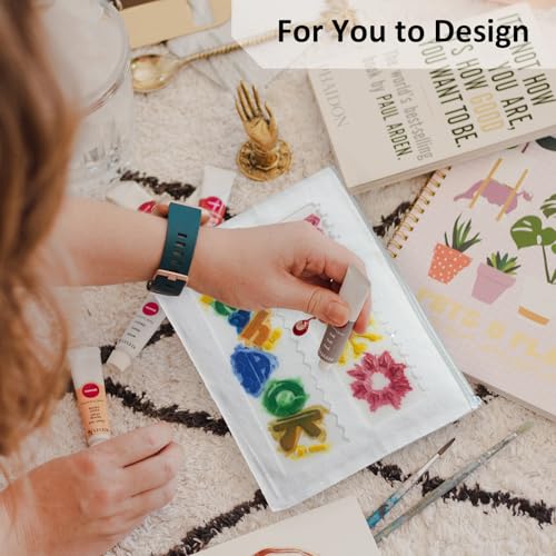 Koolmox 30 PCS 9x7'' White Makeup Bag Set with Zipper, Customizable Cotton Canvas Pouches for DIY Arts and Crafts, Cases to Tie-Dye for Cosmetic Items, Stationary, Party Favors