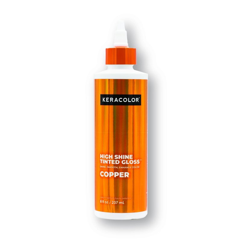 Keracolor High Shine Tinted Hair Gloss - In-Shower Color-Enhancing Treatment | Copper, 8 Fl Oz