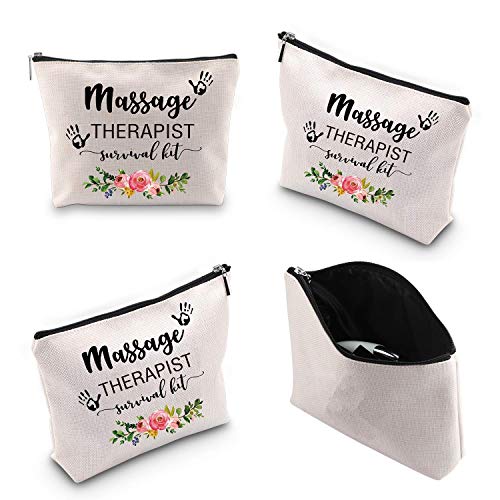 WCGXKO Massage Therapist Makeup Bag Massage Therapist Survival Kit Massage Therapy Graduation Gift