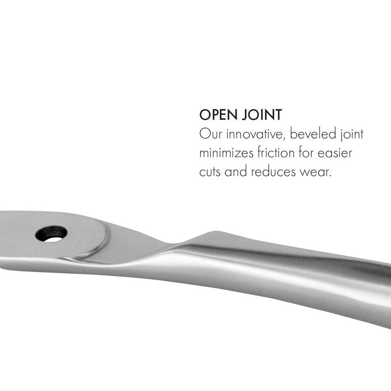 GERMANIKURE Standard Professional Cuticle Trimmer - 3/4 Full Jaw Nipper - Ethically Made in Germany - FINOX Stainless Steel Sharp Cuticle Remover in Leather Case – Manicure Tool, r177, 7mm