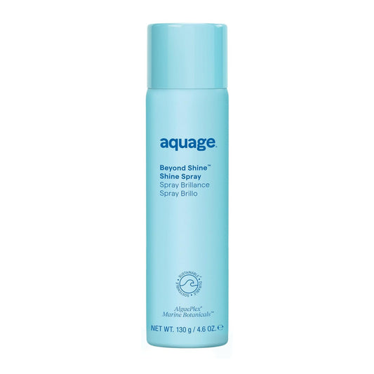 Aquage Beyond Shine Spray - Fine-Mist Hair Shine Spray and Thermal Heat Protectant for Frizzy, Coarse, & Color-Treated Hair - Brilliant Gloss and Smoothness with AlgaePlex Marine Botanicals (4.6 oz)