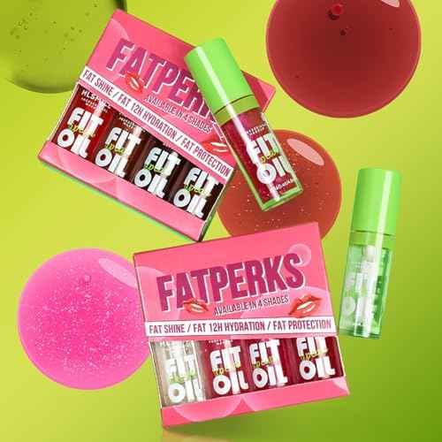 Hydrating Lip Oil, Big Brush Head Lip Glaze Shiny Transparent Lip Glow Oil, Nourishing & Non-sticky Long Lasting Fresh Clear Smooth Lip Care Plumping Lip Oil (Set A+B)