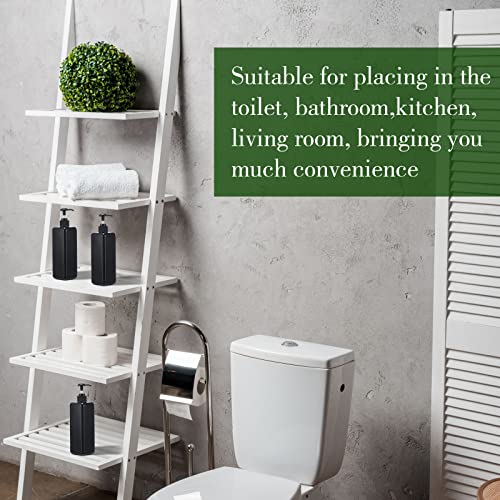 20 Pack 16oz/ 500ml Plastic Empty Bottles Refillable Shampoo Containers with Pump Lightweight Square Soap Dispenser Bottles for Essential Lotions, Shampoos, Conditioner, Massage Oil (Black)