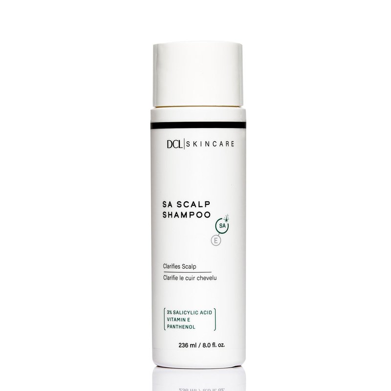 DCL Skincare SA Scalp Therapy Shampoo with Salicylic Acid for Itch & Flake Control, 8 Fl oz