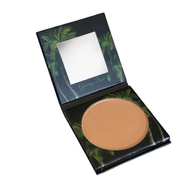 Sweet LeiLani Setting Powder Mineral Finishing Powder- Face Powder Makeup and Matte Long Lasting Pressed Powder Compact | Sea |