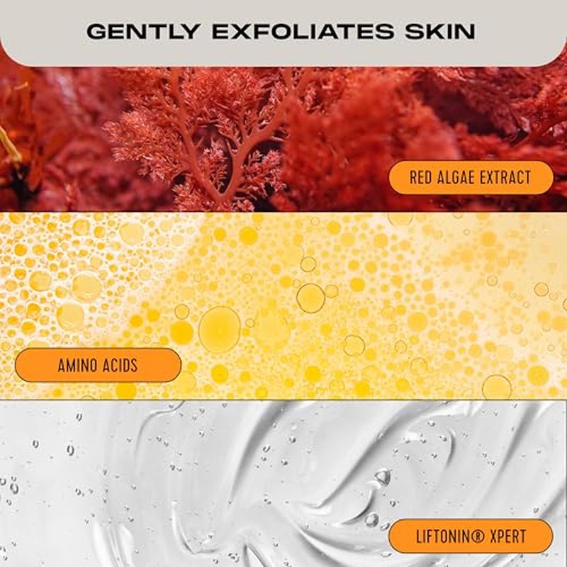 Stories & Ink Tattoo Aftercare | EXFOLIATING BODY WASH - Body Scrub Removes Dead & Dull Skin, Brightens Healed Tattoos, 200 mL / 6.8 Fl Oz