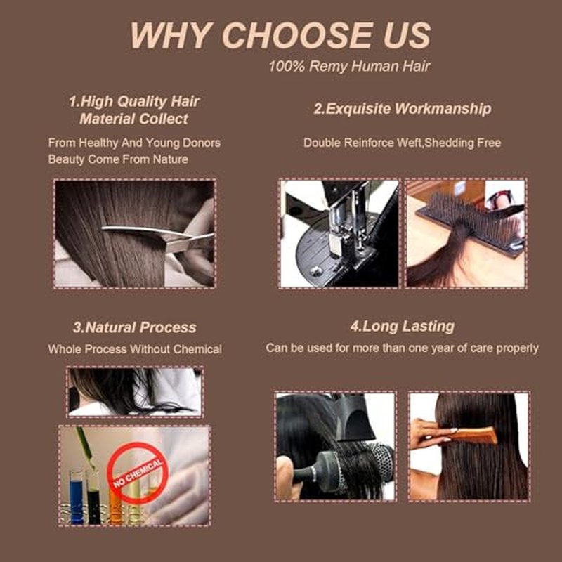 Clip in Hair Extensions Real Human Hair 120g 7pcs Human Hair Clip in Extensions 20 Inch Chocolate Brown Mixed Caramel Blonde #4/27/4 Thickened Straight Real Hair Extensions Clip in Human Hair