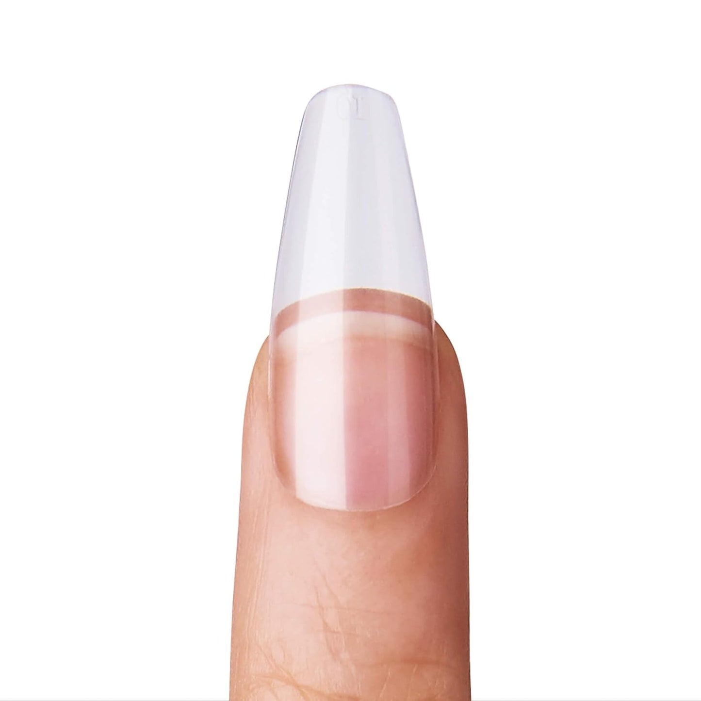 KISS Salon Acrylic Natural Press On Nails, Nail glue included, 'Rare', Nude, Short Size, Squoval Shape, Includes 28 Nails, 2g Glue, 1 Manicure Stick, 1 Mini File