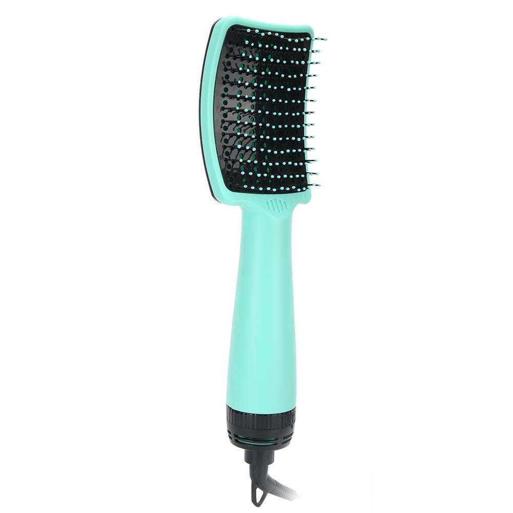 Hair Dryer Comb Home Hair Dryer Comb Hair Dryer Hot Air Brush Styling Hair Dryer Brush Hair Dryer And Styler, Three Gear Adjustment, Home Salon Use，Green [US]