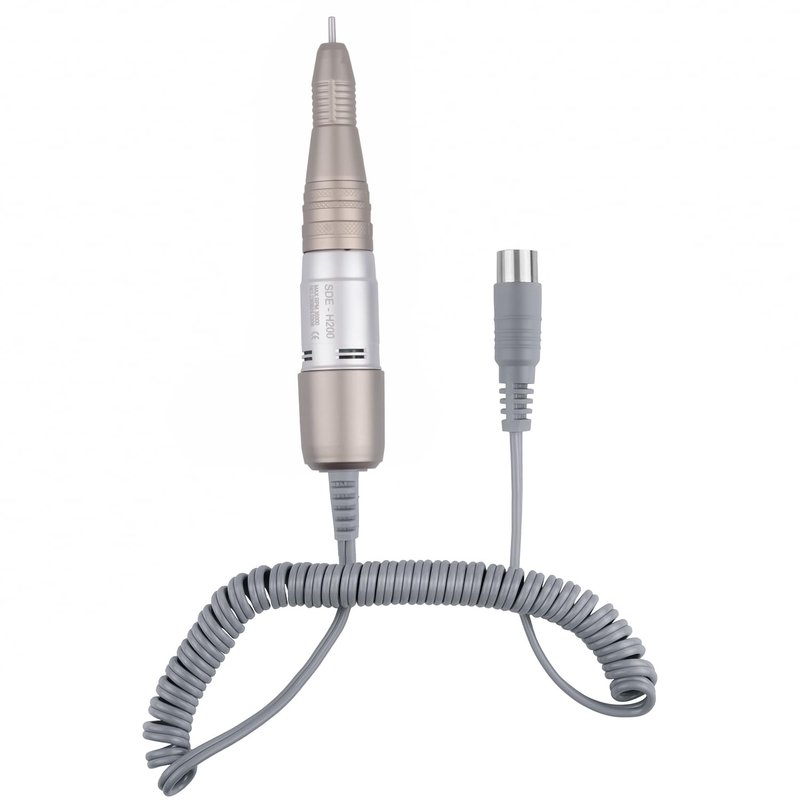 Electric Nail Art Drill Pen 35000RPM Handle Grinder Chuck 2.35mm/3.0mm/3.175mm Manicure Pedicure Tool Nail Drill Accessories (SDE-H200)