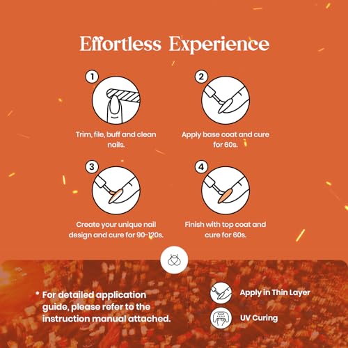 beetles Gel Polish Cozy Campfire Shade Collection - Fall Nail Fest Fall Gel Nail Polish Set, 20 Colors Autumn Orange Yellow Green Brown Red Shades UV LED Cured Soak Off DIY Manicure Gift for Girl