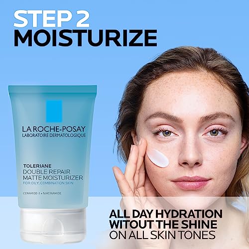 La Roche-Posay Effaclar Medicated Gel Cleanser, 2% Salicylic Acid Cleanser + LHA + Glycerin, Dermatologist Tested Foaming Acne Face Wash, Clear & Prevent Acne Breakouts, Oil Free, Targets Excess Oil