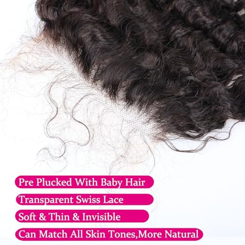 YMS 3C4A Burmese Curly Human Hair Transparent HD Lace Closure 22 Inch Unprocessed Burmese Raw Hair Real Human Hair 16A Natural Color Human Hair 5x5 Lace Closure