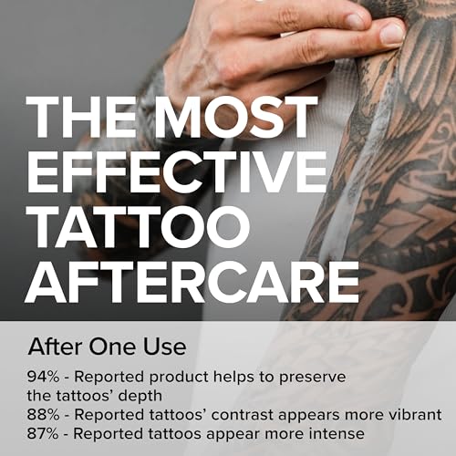 Tattoo Balm & Aftercare Cream- Color Enhancement that Revives Old Tattoos, Hydrates New Tattoos, Made With Clean Ingredients + Petroleum Free, Daily Tattoo Lotion Moisturizer & Brightener