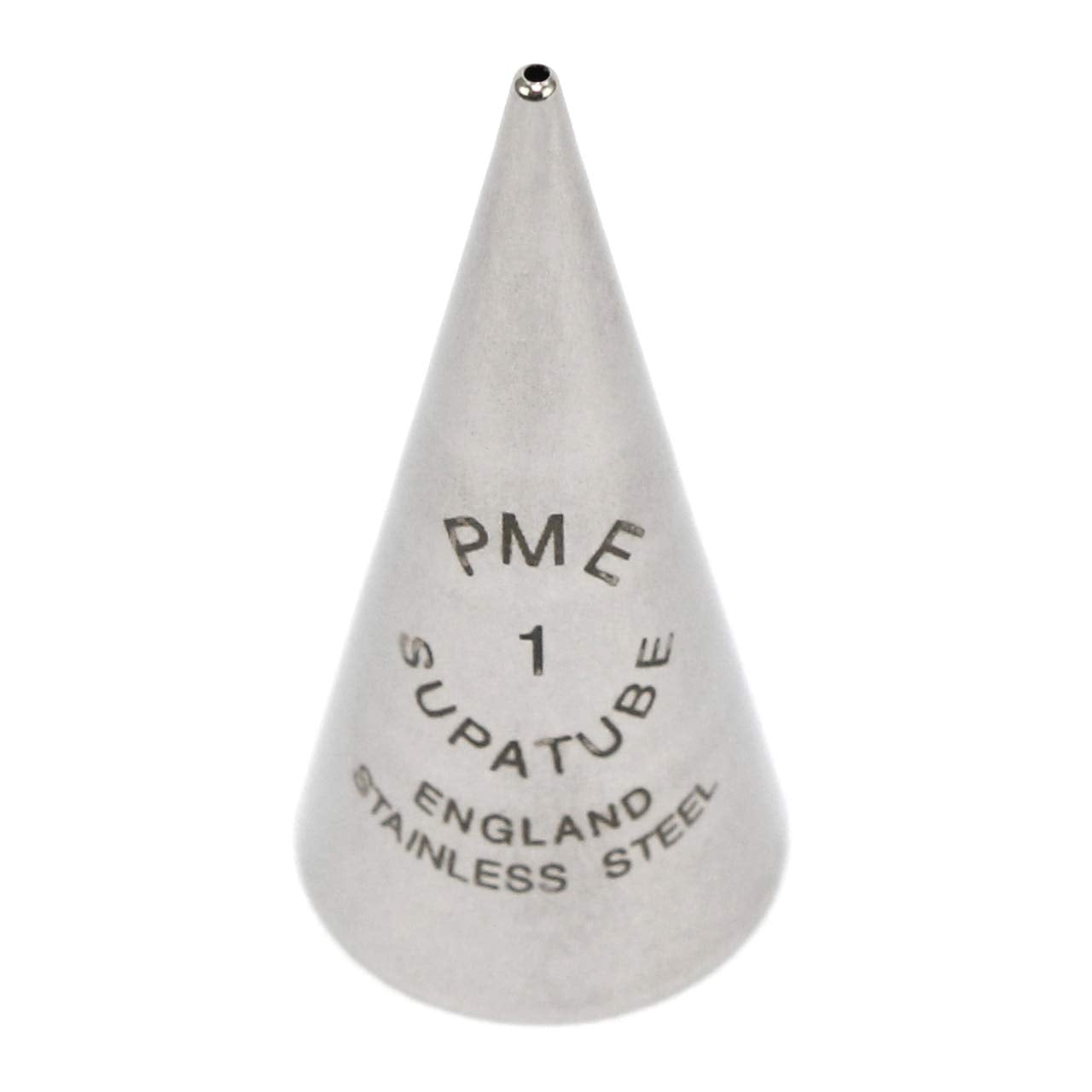 PME Seamless Stainless Steel Supatube Decorating Tip, Writer #1