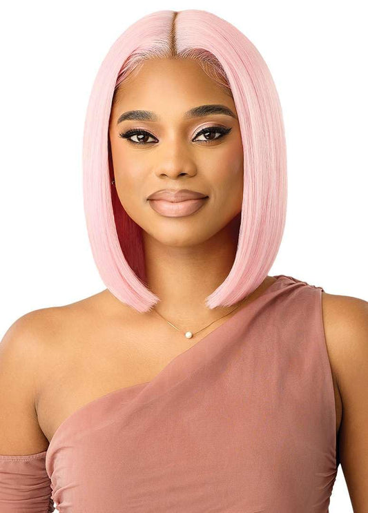 Outre Lace Front Wig - Perfect Hair Line - Swoop Series Y-Part 203 (JET BLACK 1)