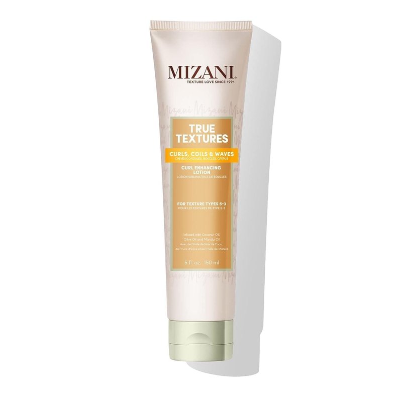 Mizani True Textures Curl Enhancing Leave In Conditioner - Moisturizing Curl Cream, Smooths and Adds Hair Shine, With Coconut Oil, For Curly Hair