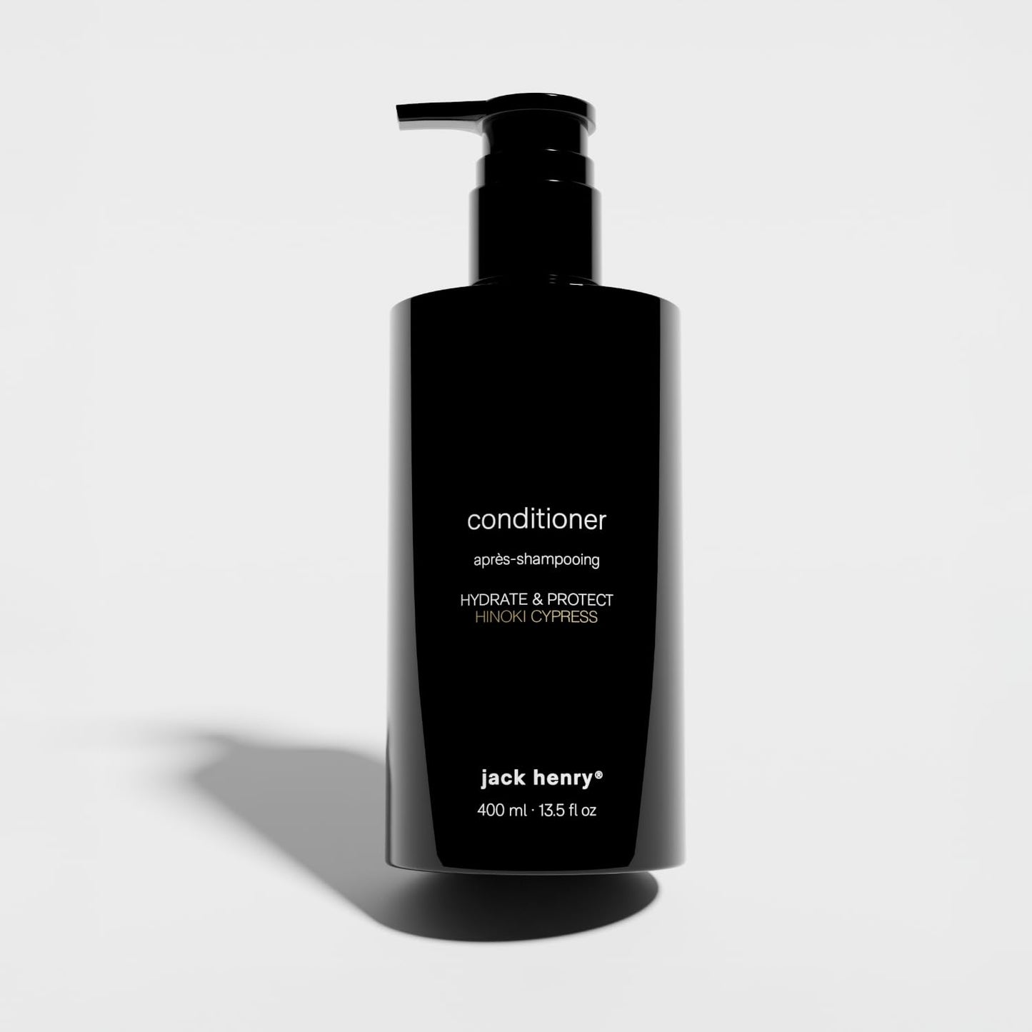 Jack Henry Conditioner, Ultra-Hydrating, Lightweight Formula with Aloe Vera and Radish Oil, All Hair Types, Boosts Volume, Smoothness & Scalp Health, Sulfate-Free, Silicone-Free, Vegan, 13.5 oz