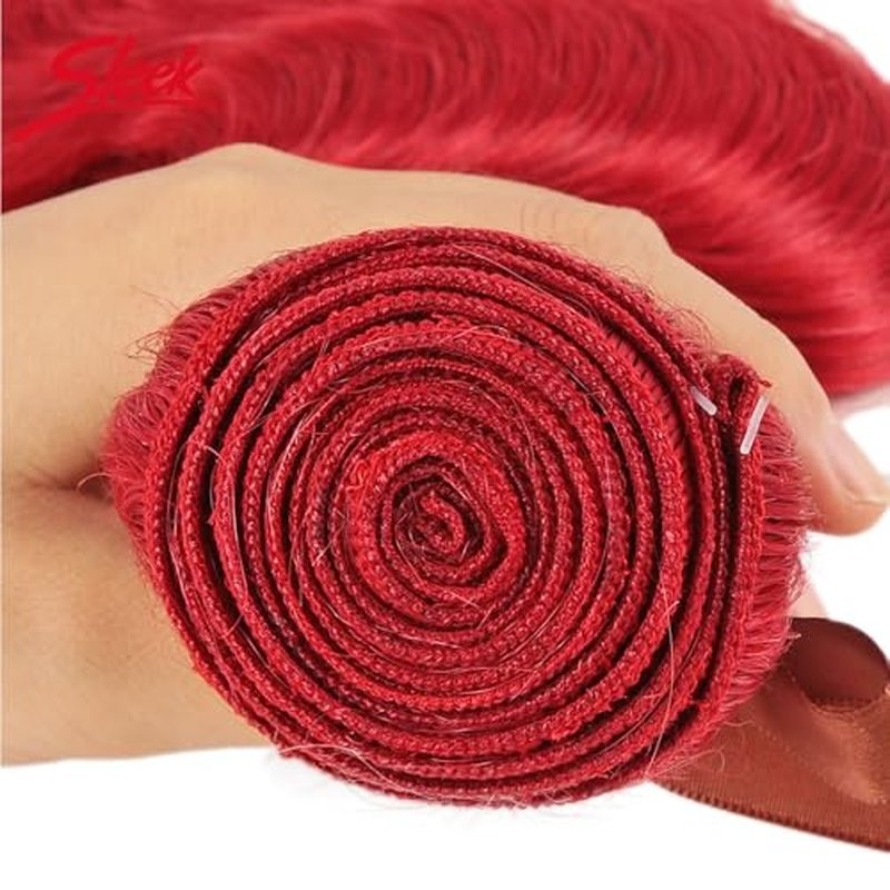 Wine Red Bundles Human Hair Burgundy Body Wave 3 Bundles 20 20 20 Inch Unprocessed Brazilian Virgin Remy Hair Double Weft Weave Human Hair Extensions