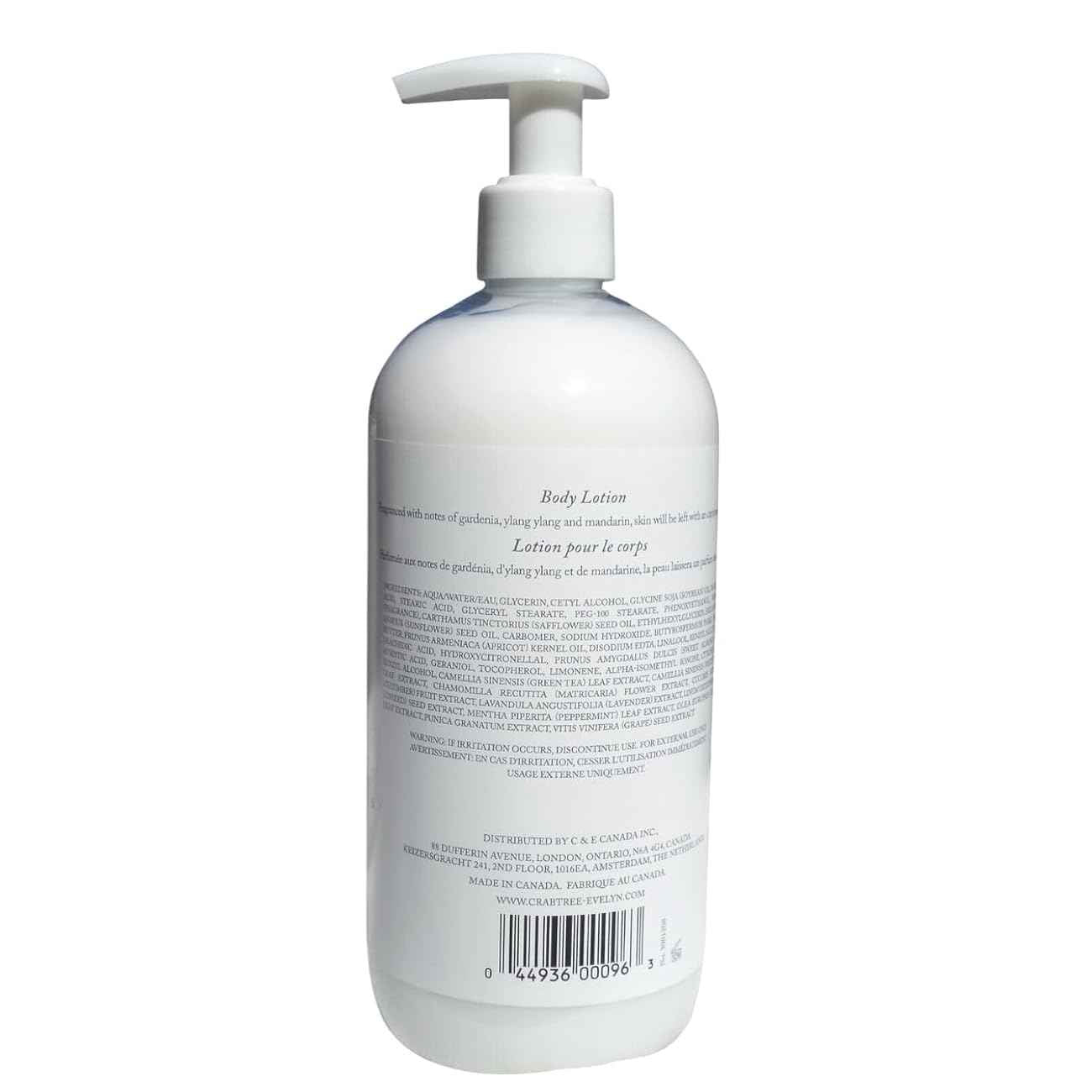 Crabtree & Evelyn WISTERIA Body Lotion 16.9 fl oz