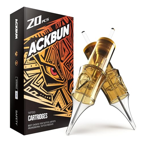 20Pcs 1205RL Tattoo Needles Standard #12 5 Round Liner Size Tattoo Cartridge Needle Pro Disposable Cartridges Sterilization and Safety for Tattoo Pen Gun Cartridge Machine