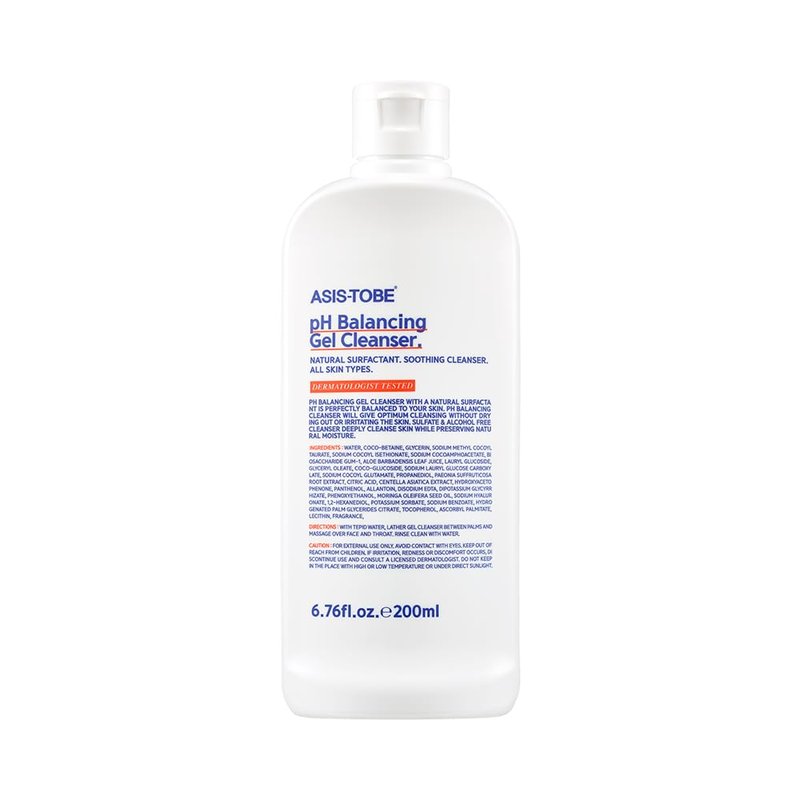 pH Balancing Gel Cleanser - Soothing Aloe Vera & Panthenol Formula | 200ml for Sensitive Skin
