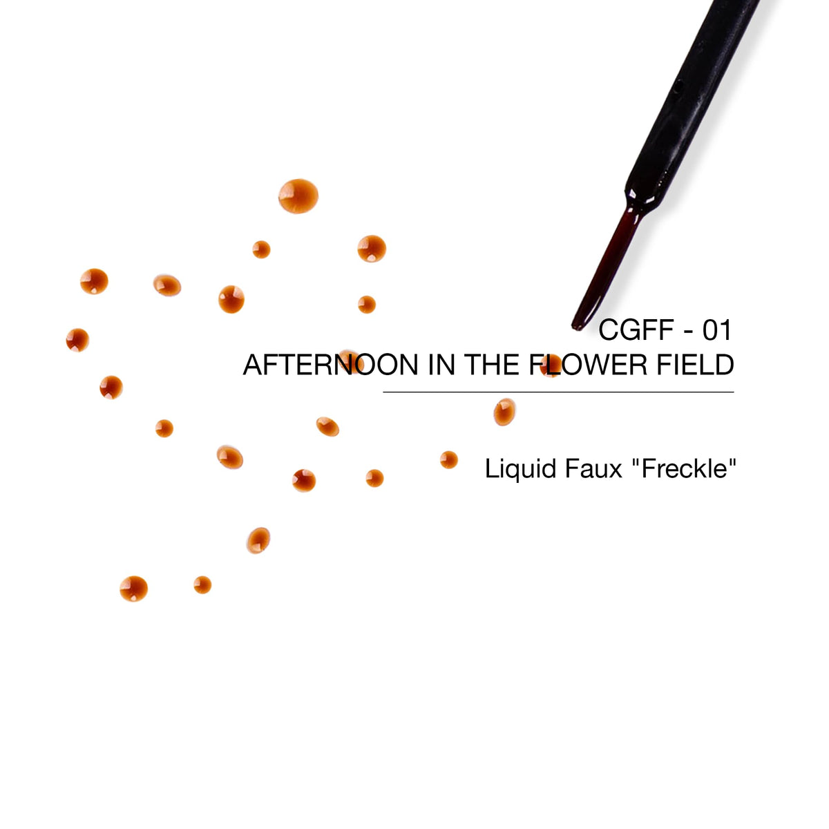 KimChiChic Beauty Candy Girl Fake Freckle Pen, Natural-Looking and Fast-Drying Faux Freckles Face Makeup, Afternoon In The Flower Field Red-Brown Shade, 0.10 fl oz