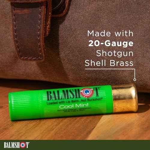 BALMSHOT Lip Balm 4 Pack (Cool Mint)