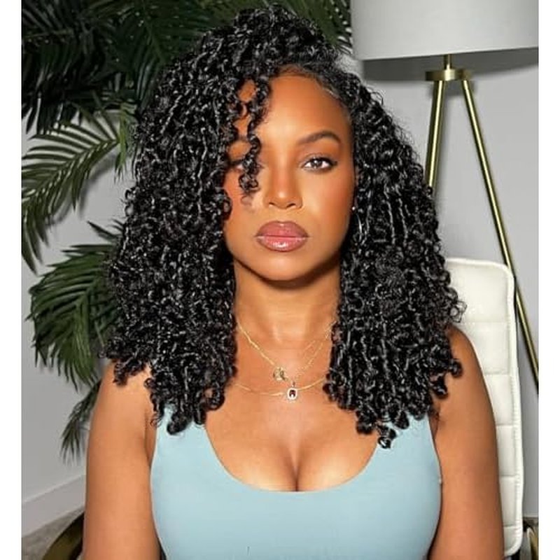 Half Wig Human Hair 3 In 1 Special Curly Half Wigs for Black Women 200% Density Wear and Go Glueless Wig Drawstring Ponytail Seamless Flip Over No Lace Headband Wig Beginner Friendly 20 Inch