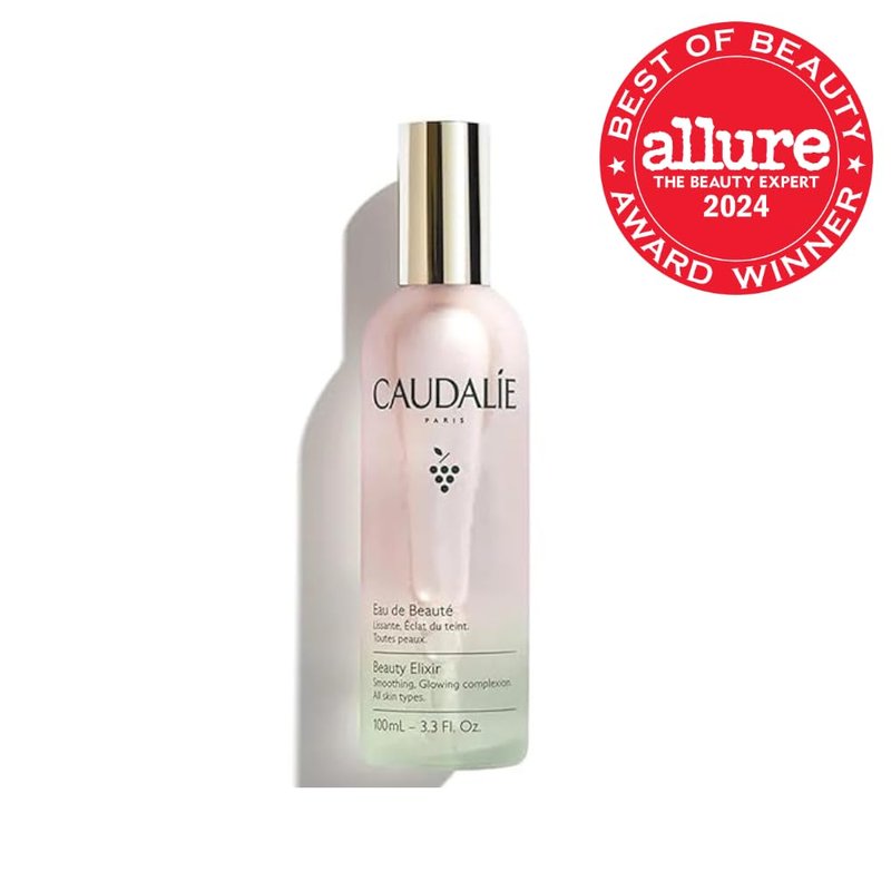 Caudalie Beauty Elixir Toning Face Mist and Travel Size Grape Water Mositurizing and Soothing Face Mist