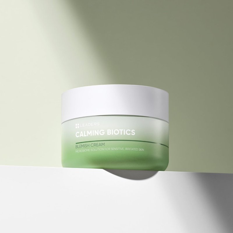 Leaders Calming Biotics Cream - For Sensitive Acne-Prone Skin, Hydrating, Soothing & Calming Formula to Strengthen Skin Health & Barrier, 50ml