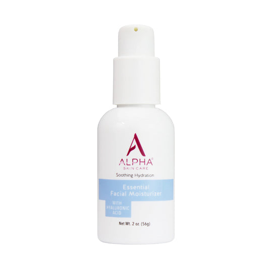 Alpha Skin Care Essential Facial Moisturizer, Hyaluronic Acid, Deep Soothing Hydration, Reduces Lines & Wrinkles, Anti-Aging, Normal to Dry Skin, 2 Oz
