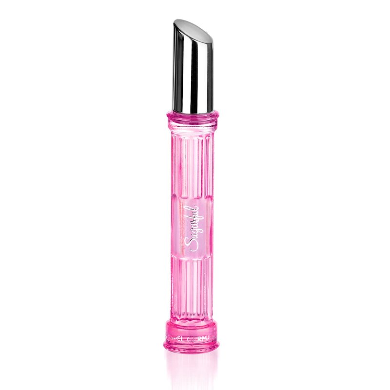 Michel Germain Sugarful Eau de Parfum Rollerball Travel Fragrance Spray, Top Notes of Wild Strawberry, Playful Pink Cotton Candy, Pink Peony Light Scented Gift for Her, 0.3 Fl Oz