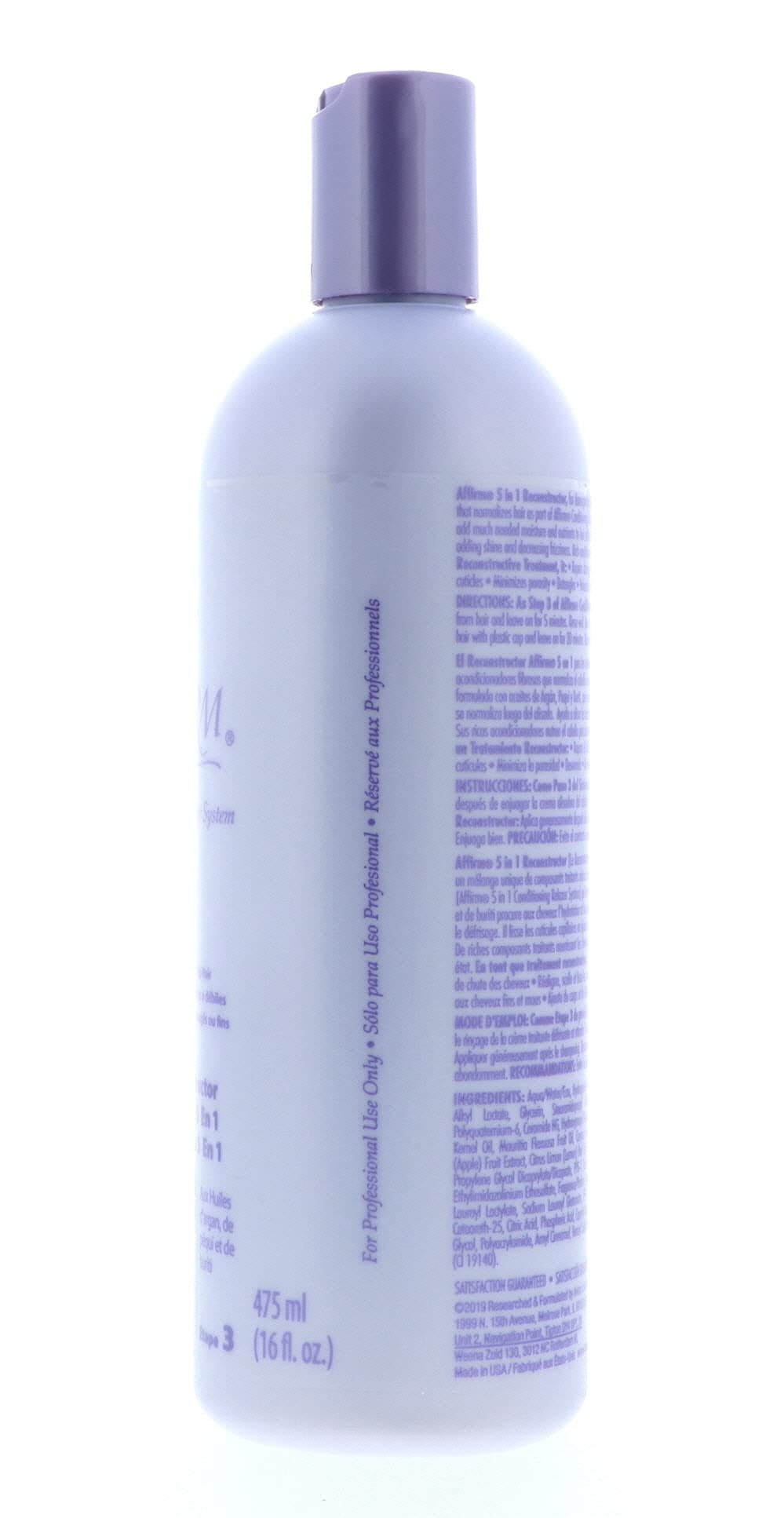 Affirm 5 In 1 Reconstructor by Avlon for Unisex - 16 oz Treatment