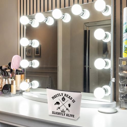 TGBJE Bride 1987 Gifts Movie Fans Merchandise Mostly Dead Is Slightly Alive Makeup Bag Movie Inspired Zipper Pouch (Mostly Dead bag)